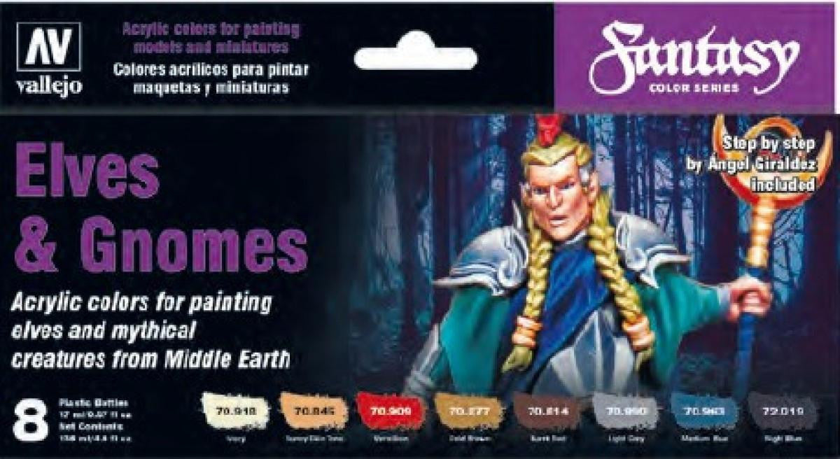 Vallejo Game Color Elves & Gnomes Set (8) 70242